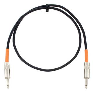 Cordial CPI0.6ZZ Peak Minijack (3.5 mm TS) mono patch kabel zwart 60 cm