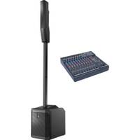 Electro-Voice Evolve 30M zwart + Devine MixDesk 1202FX-MP 12-kanaals mixer