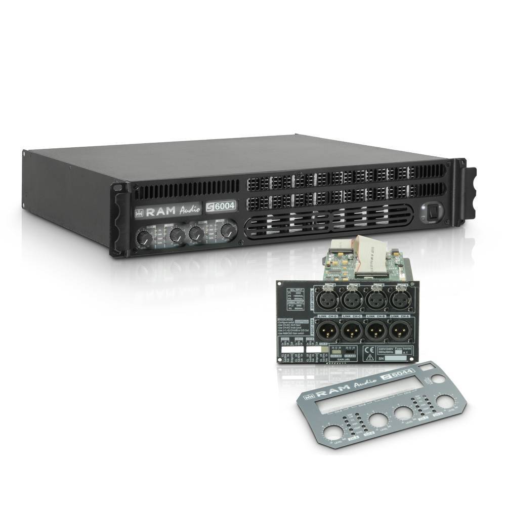 RAM Audio S6004 DSP Professionele versterker met DSP-module