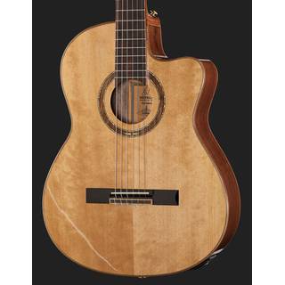 Ortega Feel Series RCE158SN Slim Neck naturel met gigbag