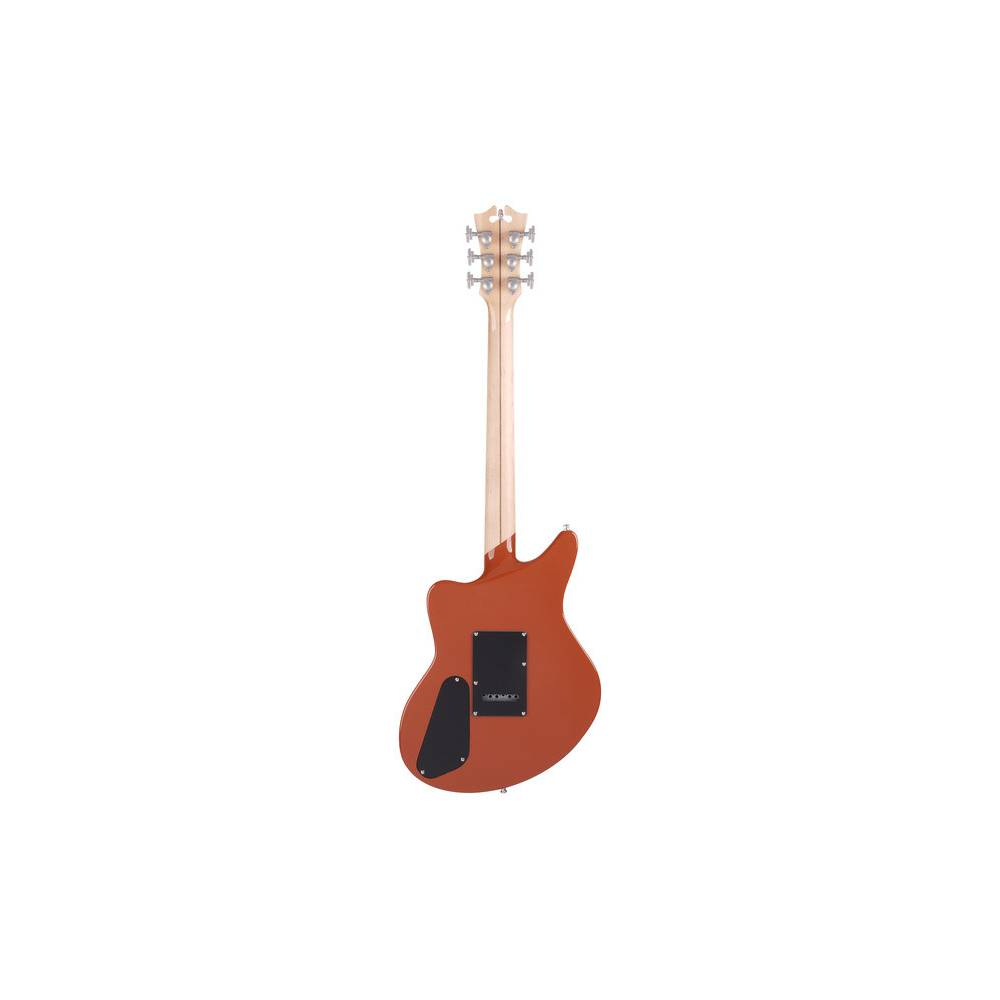 D'Angelico Deluxe Bedford SH LE Tremolo Rust semi-akoestische gitaar met koffer