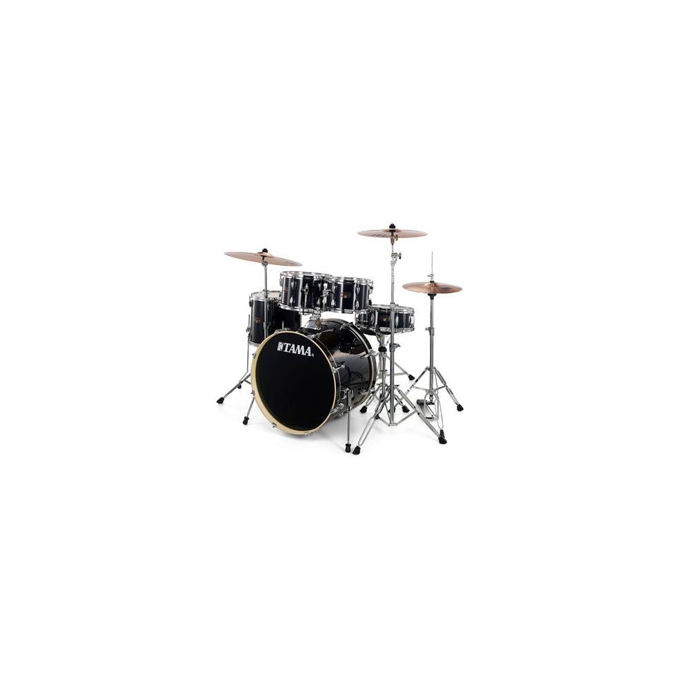 Tama IE50H6W-HBK Imperialstar Hairline Black 5d. drumstel