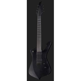 Ibanez Iron Label Iceman ICTB721-BKF Black Flat 7-snarige elektrische gitaar met gigbag