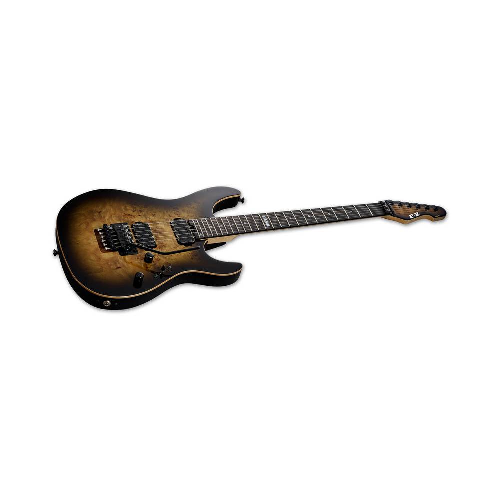 ESP E-II SN-II Nebula Black Burst elektrische gitaar met koffer