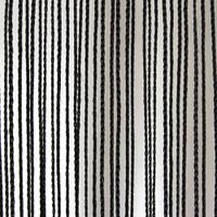 Showtec Pipe and drape spaghetti koordgordijn 300x600cm zwart