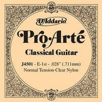 D'Addario J4501 Pro Arte Classical Guitar High E String 028
