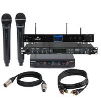 Samson Stage 212 dubbele handheld + zone mixer + internet radio