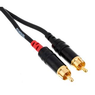 Cordial CFU6MC Intro verloopkabel 2x XLR male - 2x RCA male 6m