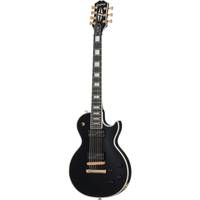 Epiphone Matt Heafy Origins Les Paul Custom 7-String Ebony 7-snarige elektrische gitaar met koffer