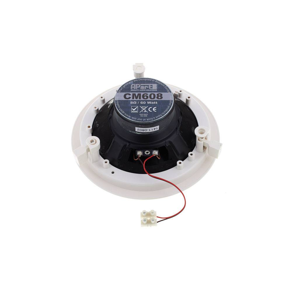 Apart CM608 40W 6,5 inch plafondluidspreker wit