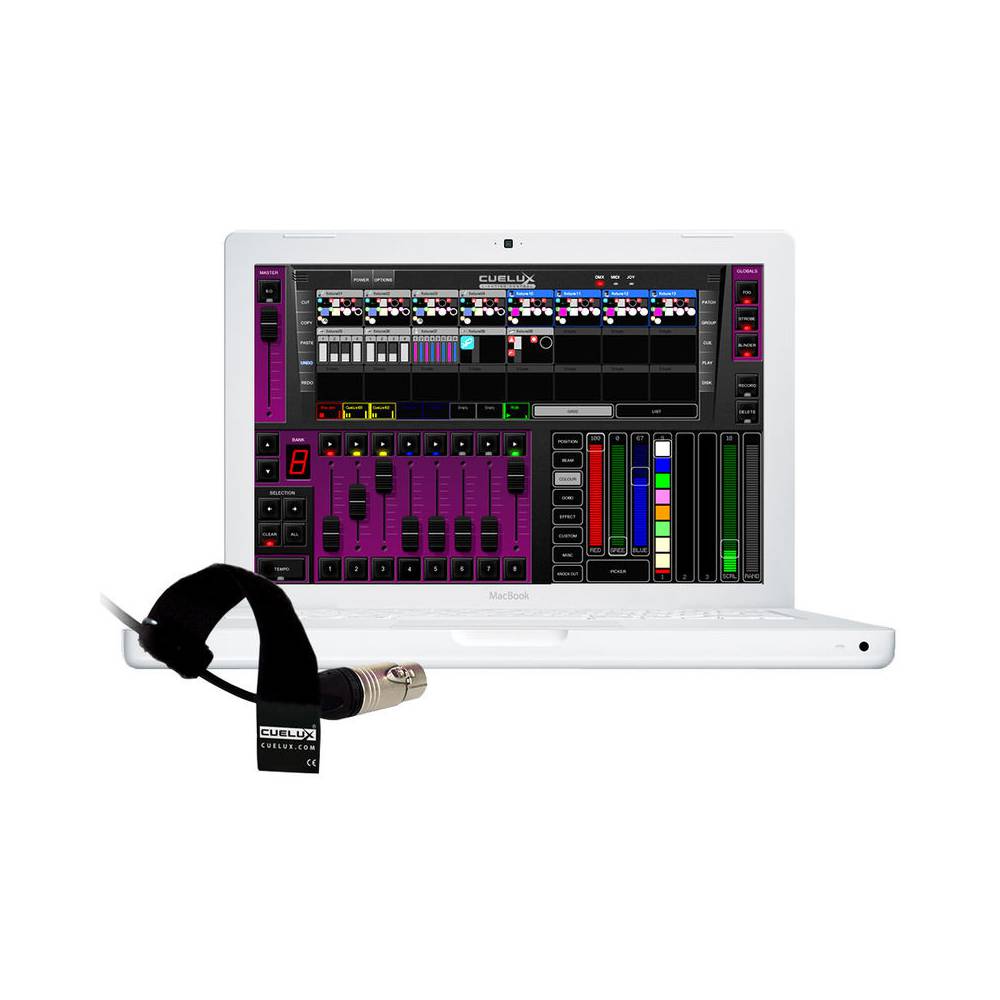 Visual Productions Cuelux Visual Cuecable DMX software-interface