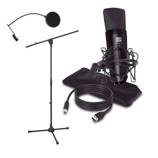 LD Systems PODCAST2 Studiomicrofoon met statief en accessoires