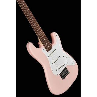 Squier Mini Stratocaster Shell Pink kindergitaar / reisgitaar