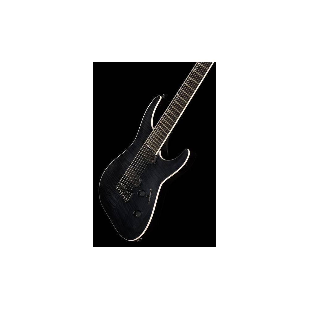 ESP LTD Deluxe H-1007FM See Thru Black 7-snarige gitaar