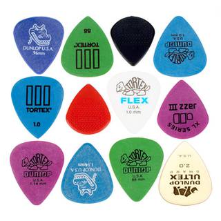 Dunlop PVP113 Electric Pick Variety Pack plectrum set 12 stuks