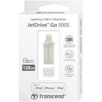 Transcend JetDrive Go 500 Silver 128GB USB 3.1 stick voor iPhone