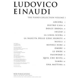 Wise Publications - L. Einaudi - The Piano Collection volume 1