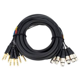 Cordial CML8-0FV5C Intro multikabel 8x XLR female - 8x 6.3mm TRS jack 5m