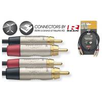 Stagg NTC060CR RCA kabel 0,6m