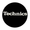 Technics Slipmat set zwart met wit logo