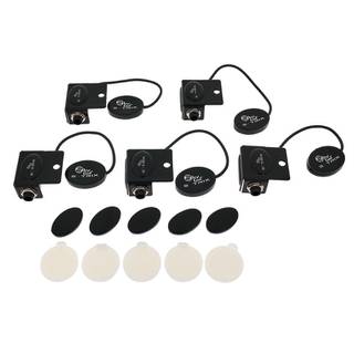 SkyGel E-Trix Drum Trigger complete set Onyx Black