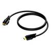 Procab BSV104 Basic HDMI kabel 1m met dubbele schroefbevestiging