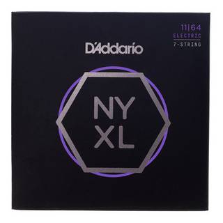 D'Addario NYXL1164 Nickel Wound Medium 11-64 7-snarige set