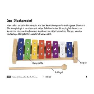 Cascha HH 2101 DE Glockenspiel - Schnell und einfach lernen