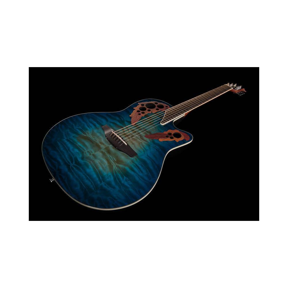 Ovation CE48P-RG Celebrity Exotic Super Shallow Regal to Natural elektrisch-akoestische westerngitaar