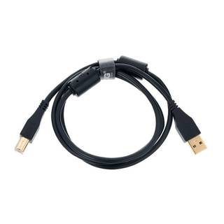 UDG U95001BL audio kabel USB 2.0 A-B recht zwart 1m