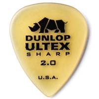 Dunlop 433P200 Ultex Sharp Pick 2.0 mm plectrumset (6 stuks)