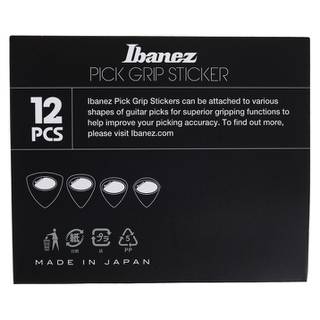 Ibanez PGS12 grip stickers voor plectrum transparant - 12 stuks