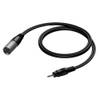Procab CAB714/3 Verloopkabel 1x Mini-jack naar 1x XLR male 3m