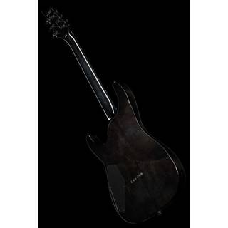 ESP LTD Deluxe H-1001 QM See Thru Black elektrische gitaar
