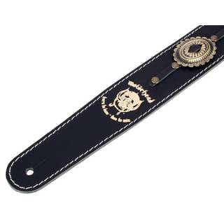 Richter Motörhead Concho Guitar Strap Black / Old Brass
