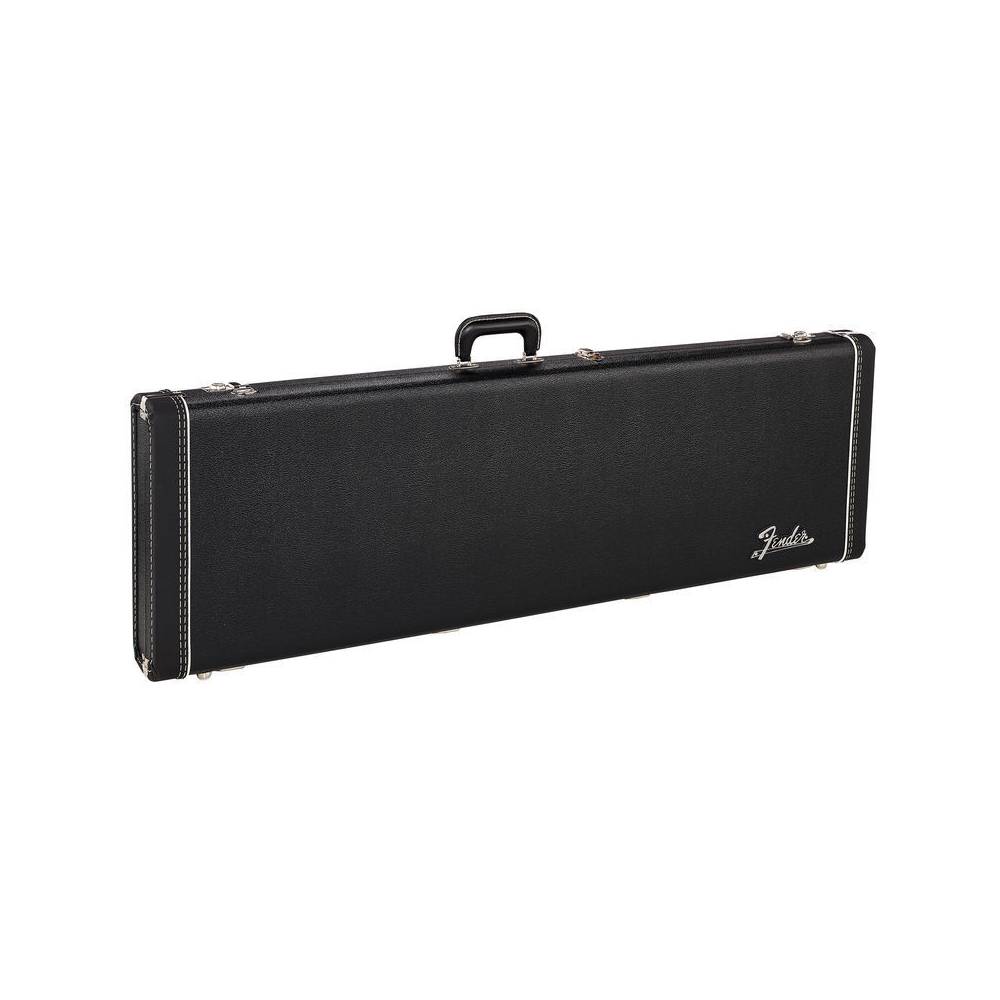 Fender G&G Deluxe Precision Bass Hardshell Case Black/Orange Plush koffer voor Precision bas