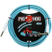 Pig Hog Vintage Series Daphne Blue 10ft R/A instrumentkabel 3m