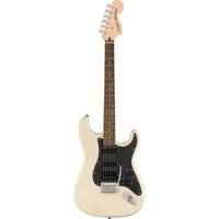 Squier Affinity Series Stratocaster HSS Olympic White Metallic Black Pickguard Limited Edition elektrische gitaar