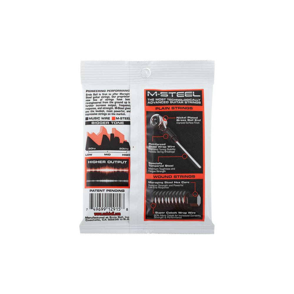 Ernie Ball M-Steel Skinny Top Heavy Bottom 10-52