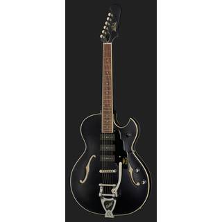Guild Newark St. Collection Starfire I Jet 90 Satin Black semi-akoestische gitaar met tremolo