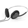 Nedis HPWD1101BK lichtgewicht on-ear koptelefoon zwart 3.5 mm
