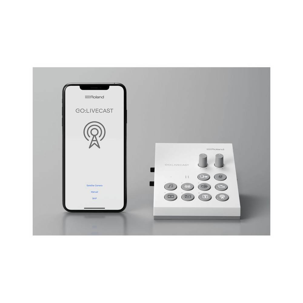 Roland GO:Livecast streaming studio voor smartphones