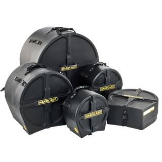 Hardcase HROCKFUS3 set koffers voor RockFusion3-drumstel