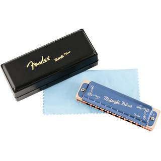 Fender Midnight Blues Harmonica F mondharmonica met opbergdoosje