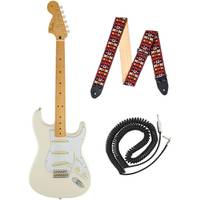 Fender Jimi Hendrix Stratocaster Olympic White MN + gigbag + gitaarband + instrumentkabel