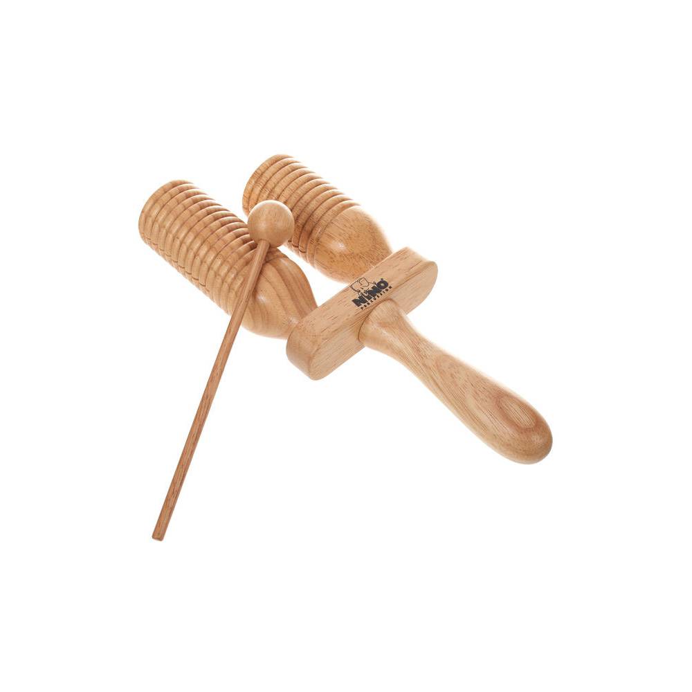Nino Percussion NINO560 houten agogo 2-voudig
