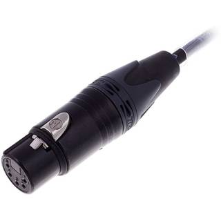 Cordial CDX2-1 DMX XLR male - XLR female 5-pins (3 aangesloten) lichtkabel 2m
