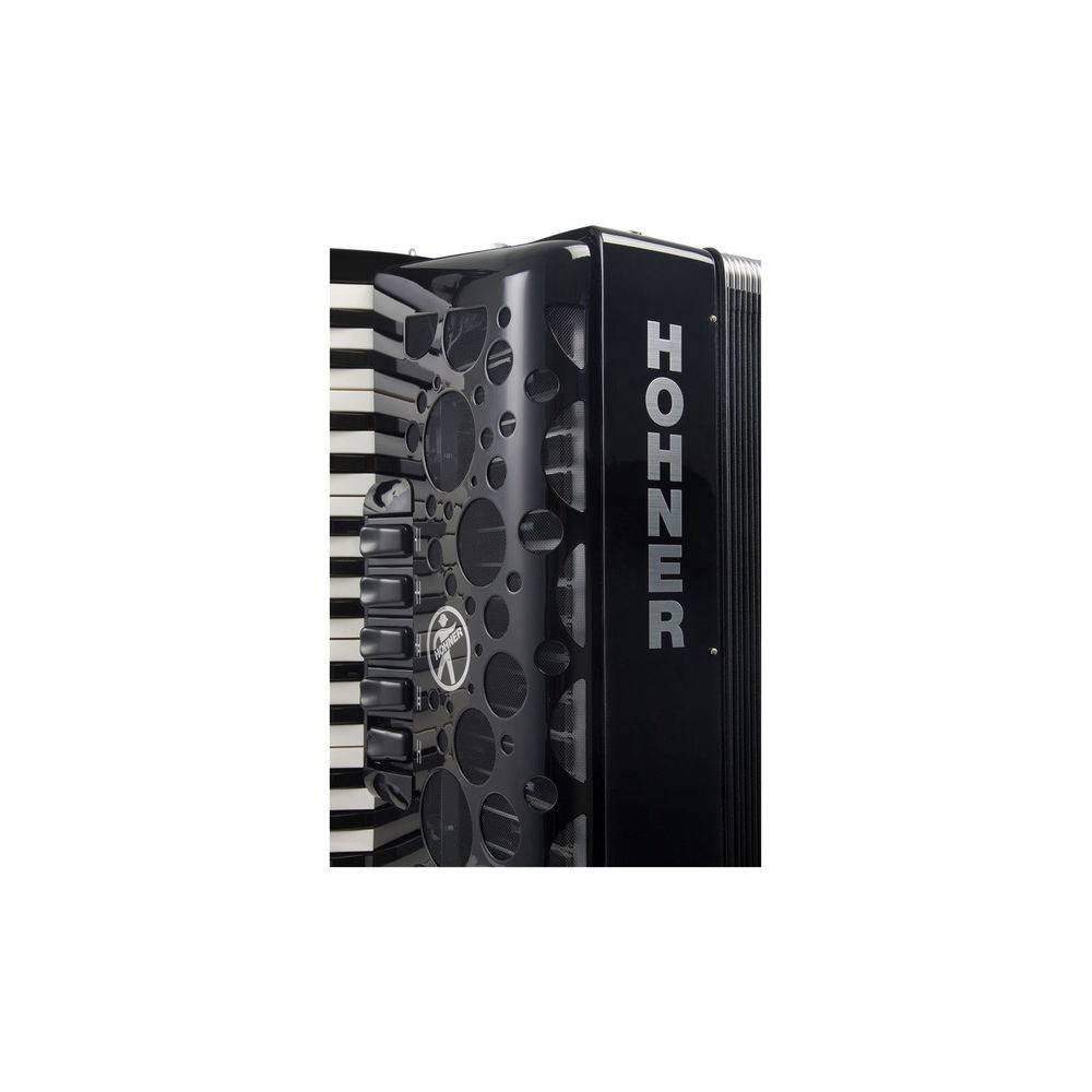 Hohner Amica Forte III 72 Zwart, Silent Key accordeon