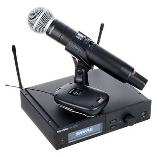 Shure SLXD124/85-H56 draadloze SM58 & WL185 microfoon combinatieset