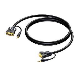 Procab CLV115 SVGA-mini-jack - SVGA-mini-jack videokabel 5m